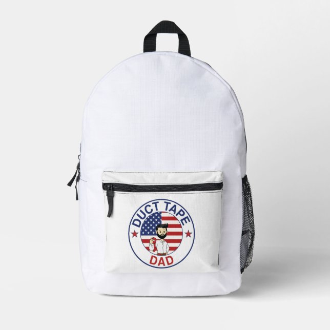 Impresa Duct Tape Dad - Mochila (Anverso)