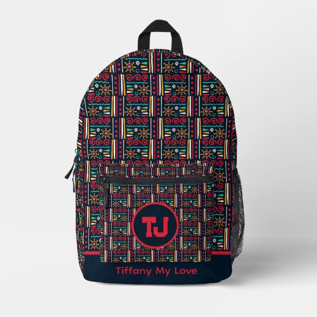 Impresa Elegante Mochila Preescolar De Baloncesto Para Niñ (Anverso)