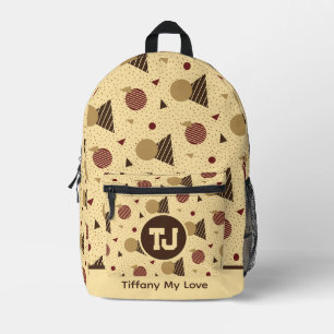 Impresa Elegante Vacaciones De Vuelta A La Mochila Escolar