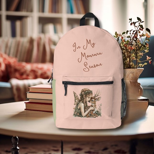 Impresa En mi mami temporada Woodland Diaper Bag mochila (Subido por el creador)