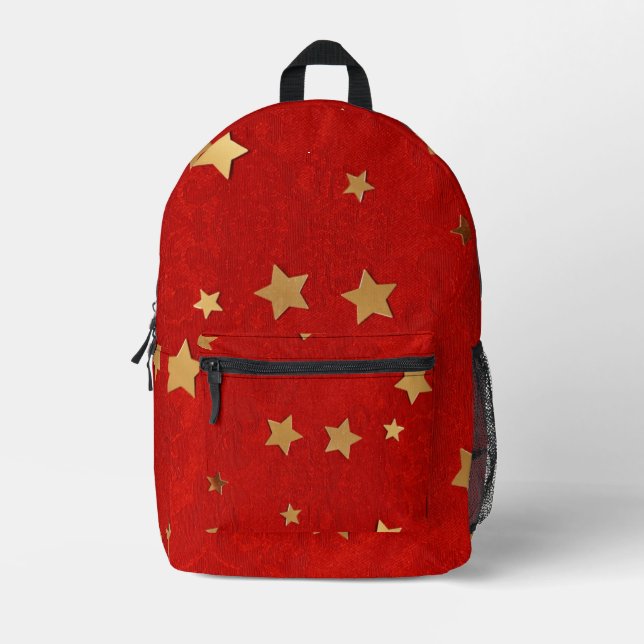 Impresa Estrellas de oro de la mochila roja (Anverso)