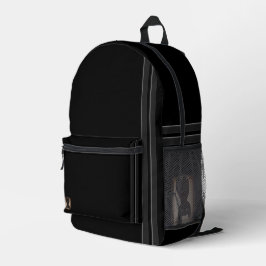 Impresa figdewdrops Blinky el Murciélago Mochila Negra