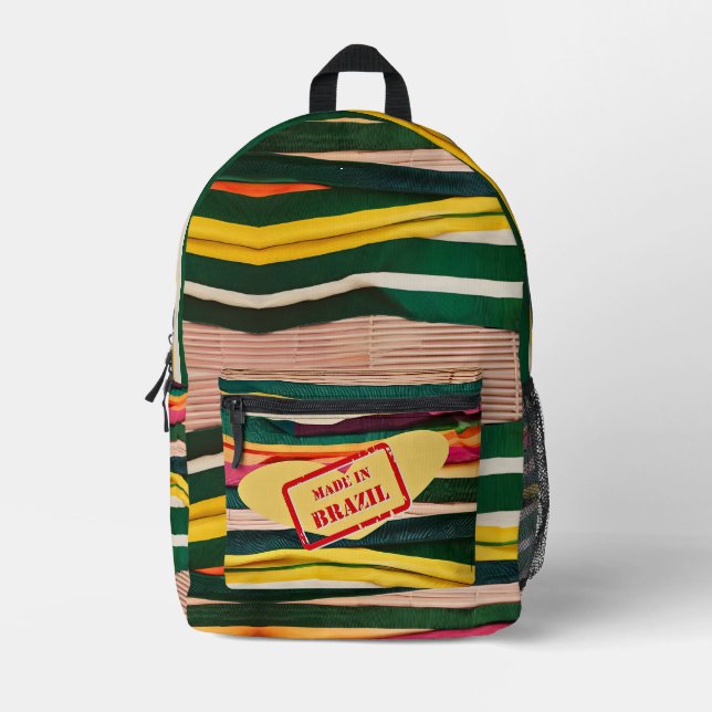 Impresa hecho en mochila de Brasil (Anverso)