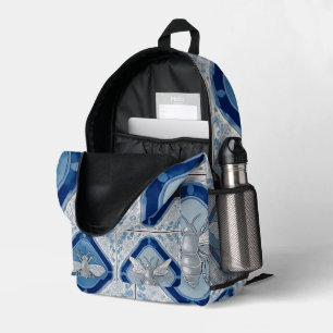 Impresa Herencia de abejas y azulejos - Mochila