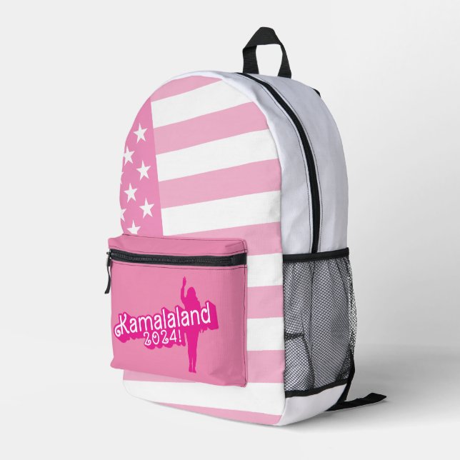 Impresa "Hola Kamala" - Mochila (sin lema) (Esquina derecha trasera )