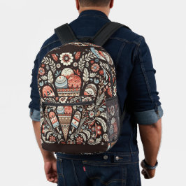 Impresa Imprimir la mochila de corte con diseño de arte fo