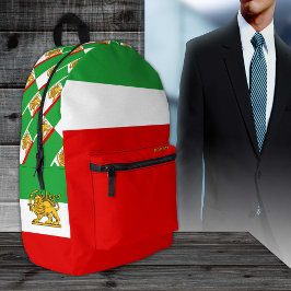 Impresa Irán, mochila de León Persa, Bandera, Sha de Irán