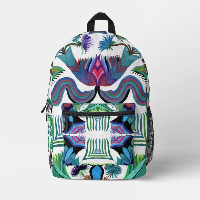 Impresa Isla de los Ferinos Original y C/M en una mochila (Anverso)