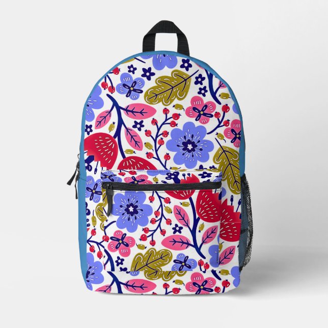 Impresa JARDÍN BLOQUEANTE Y SEMILLAS Mochila Imprimir Cort (Anverso)