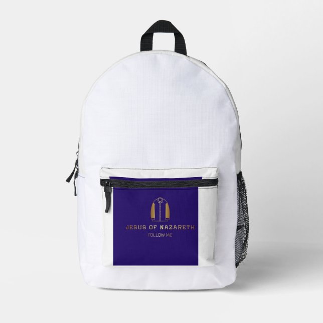 Impresa Jesucristo de la mochila de Nazaret me sigue (Anverso)