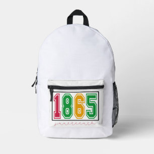 Impresa Juneteenth - Mochila de historia negra