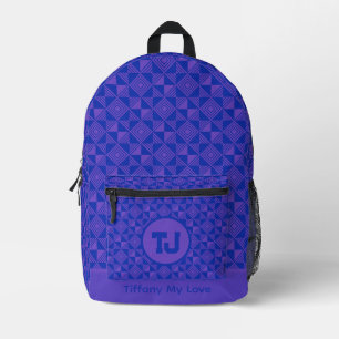 Impresa La mochila clásica de regreso a la escuela