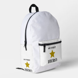 Impresa Mi primera mochila de héroe: regalo significativo 