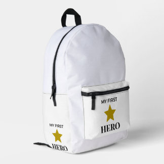 Impresa Mi primera mochila de héroe: regalo significativo