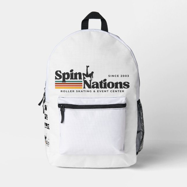 Impresa Mochila 2025 Retro SpinNations (Anverso)