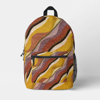 Impresa Mochila Abstract Blush Olive Terracotta Dune