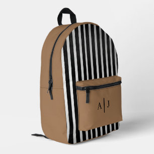 Impresa Mochila adolescente personalizado - Mocha Brown co