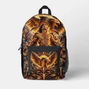 Impresa Mochila Águila Fantasía Espíritu Animal