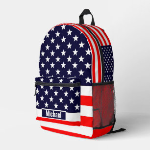 Impresa Mochila Americana de la Bandera para Niños