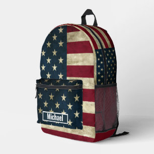 Impresa Mochila Americana de la Bandera para Niños