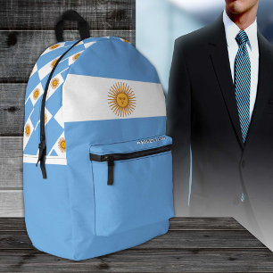 Impresa Mochila argentina, patriótica, bandera argentina