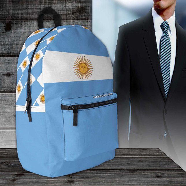Impresa Mochila argentina, patriótica, bandera argentina (Subido por el creador)