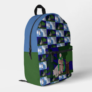 Impresa Mochila Artemis y Apolo