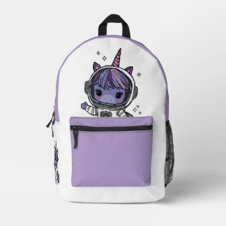 Impresa Mochila Astro Unicorn