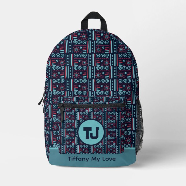 Impresa Mochila audaz de niñas preescolares (Anverso)
