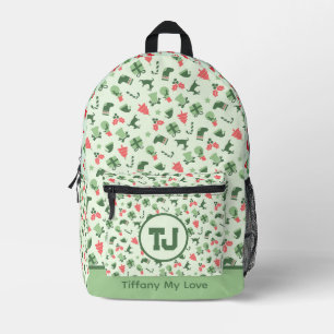 Impresa Mochila audaz De Vacaciones En La Escuela Secundar