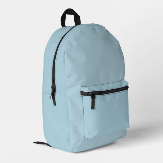 Impresa Mochila azul claro de ostra