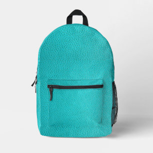 Impresa Mochila azul cocodrilo simulada