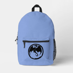Impresa Mochila azul del Dragon Negro