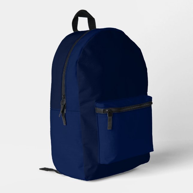 Impresa Mochila Azul Oscuro  (Esquina izquierda trasera)