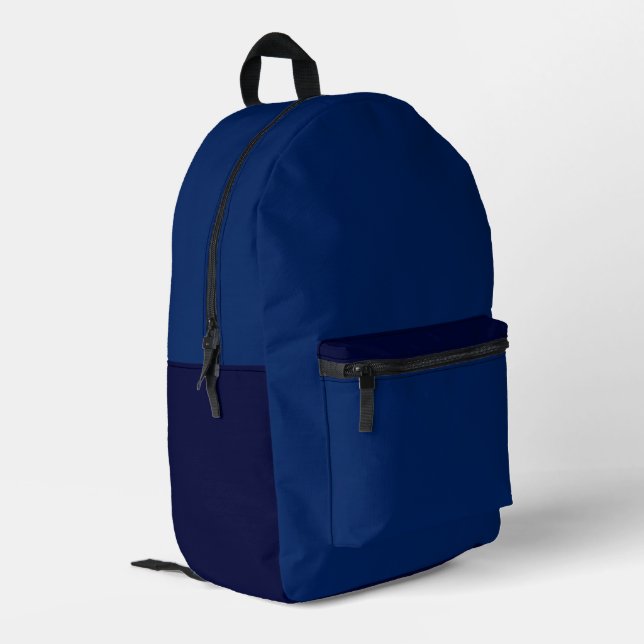Impresa Mochila azul oscuro multicolor (Esquina izquierda trasera)