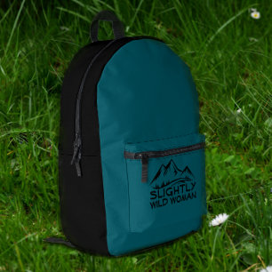 Impresa Mochila azul para senderismo para amantes de la na