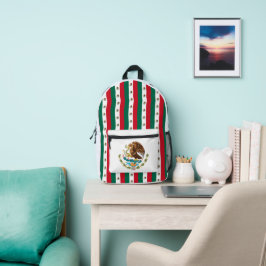 Impresa Mochila Bandera Mexico | Escudo de México