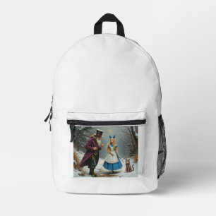 Impresa Mochila blanca de Winter Alice
