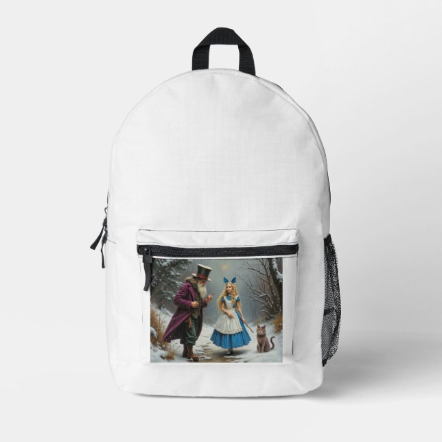 Impresa Mochila blanca de Winter Alice (Anverso)