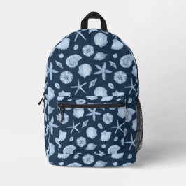Impresa Mochila Blue Seashell
