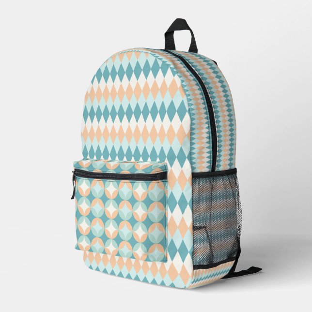 Impresa Mochila boho vibraciones de playa (Esquina derecha trasera )