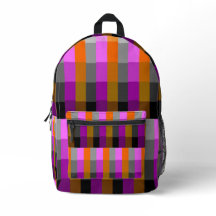 Mochila - Borde de gradiente triple de raya