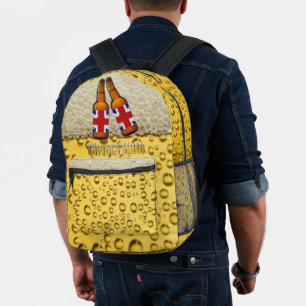 Impresa Mochila Botellas De Cerveza Británica Cheers Mate