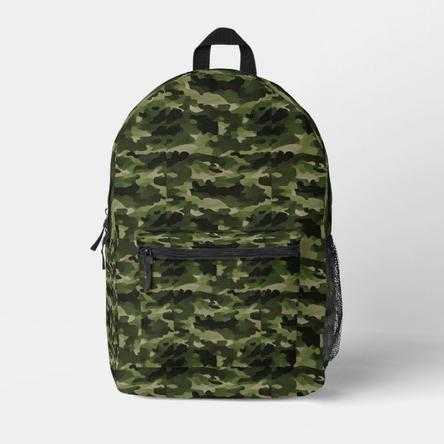 Impresa Mochila Camuflada Duradera para Aventureros (Anverso)