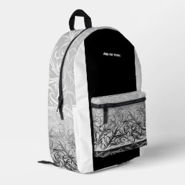 Impresa Mochila Chicano floreciendo