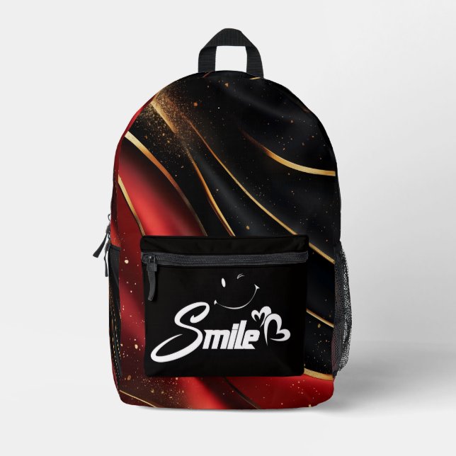 Impresa mochila chico fresco moderno a la escuela lindo (Anverso)