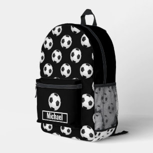 Impresa Mochila Chicos Fútbol Nombre Personalizado