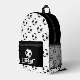 Impresa Mochila Chicos Fútbol Nombre Personalizado
