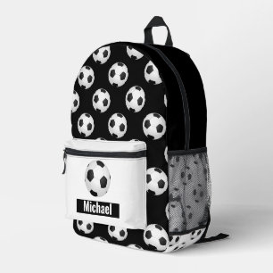 Impresa Mochila Chicos Fútbol Nombre Personalizado