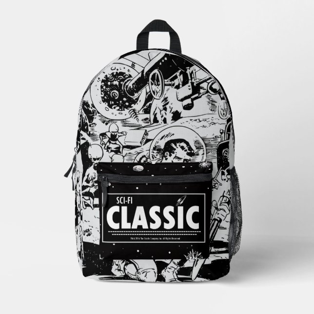 Impresa Mochila Clásica de CIENCIA FICCIÓN (Anverso)